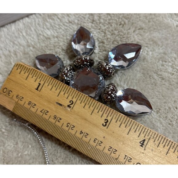 Abbott Taiwan #27 Madonna Snowflake Ornament 4" "905 Silver" - Picture 6 of 6